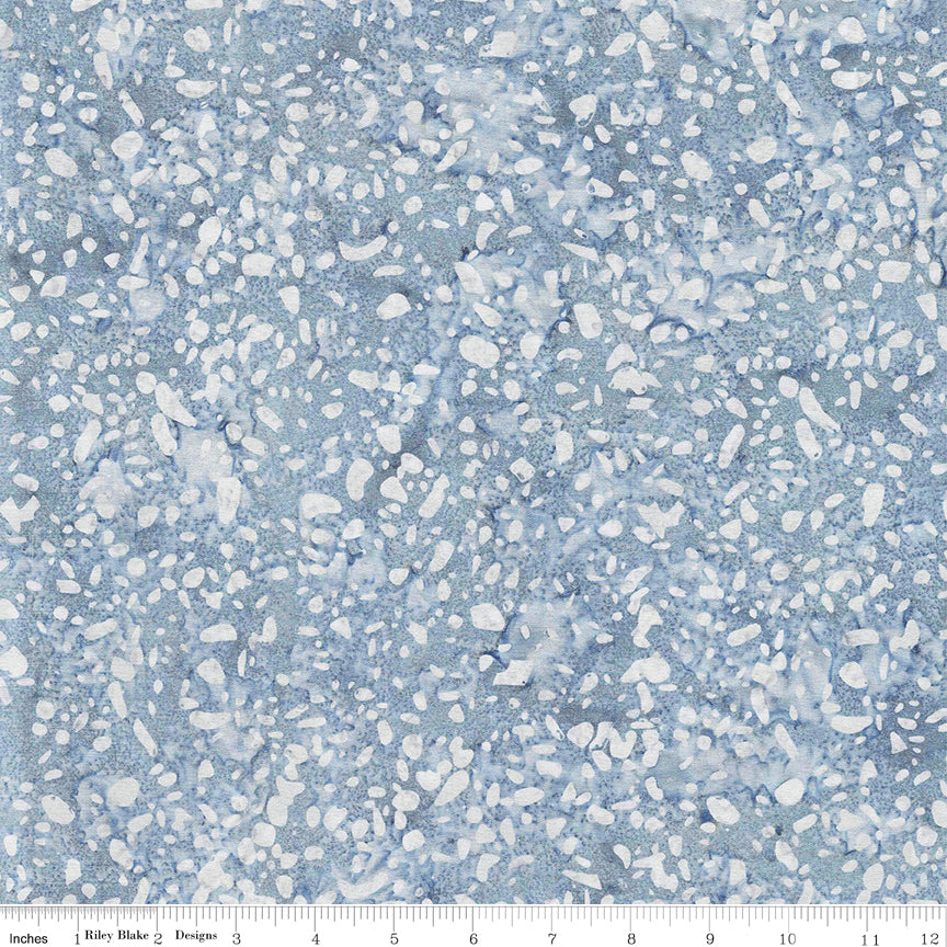 Riley Blake Designs Batiks Basics Terrazzo Silver BT21800-154