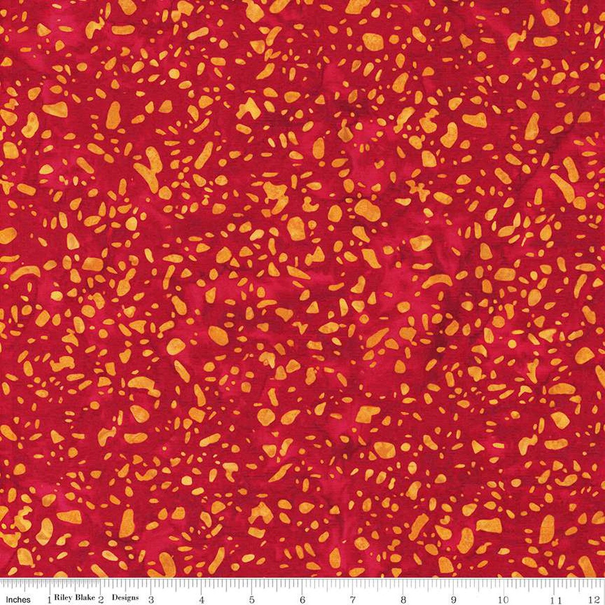 Riley Blake Designs Batiks Basics Terrazzo Red Candy Riot BT21800-224