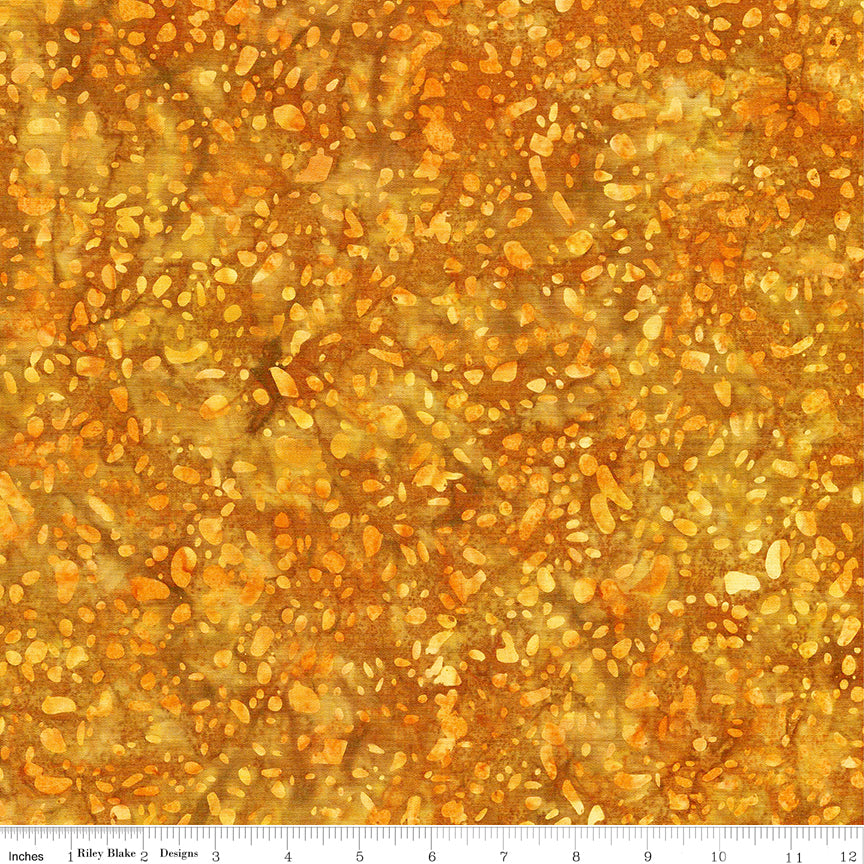 Riley Blake Designs Batiks Basics Terrazzo Antique Gold BT21800-259