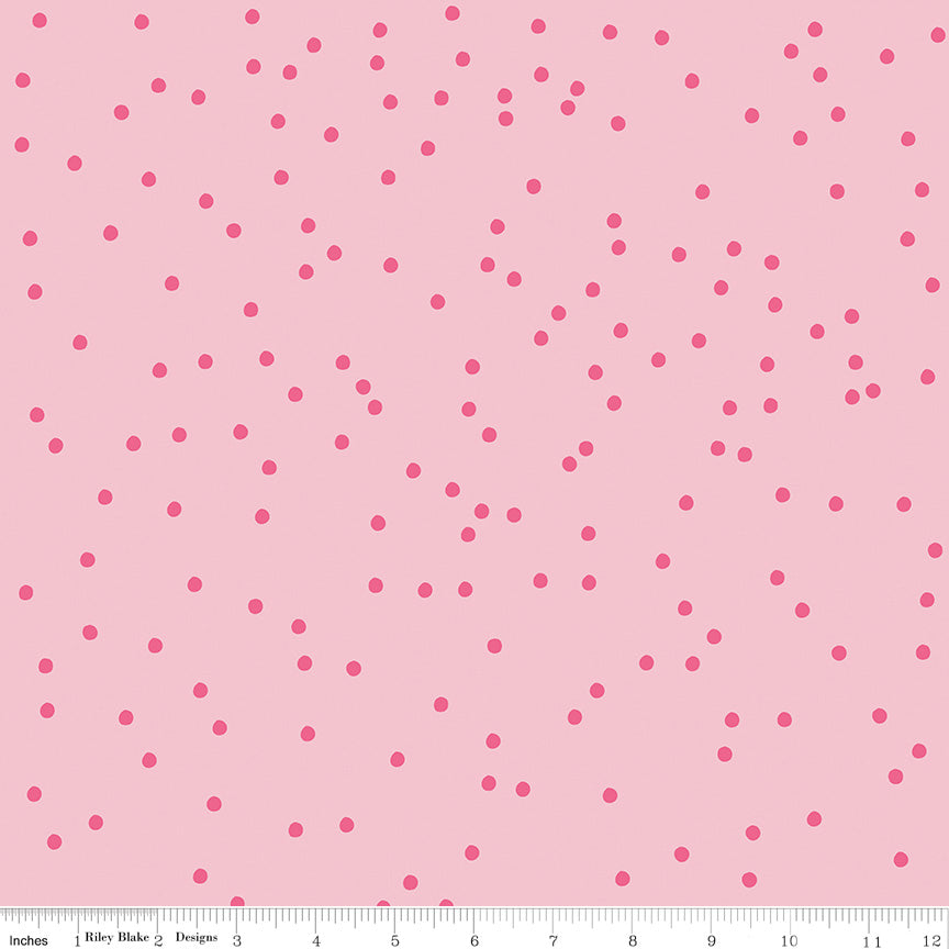 Riley Blake Designs On The Dot by Sew Yeah Quilting C17030-Blossom