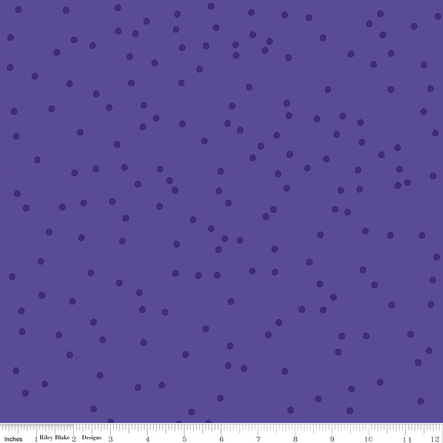 Riley Blake Designs On The Dot by Sew Yeah Quilting C17030-Majestic