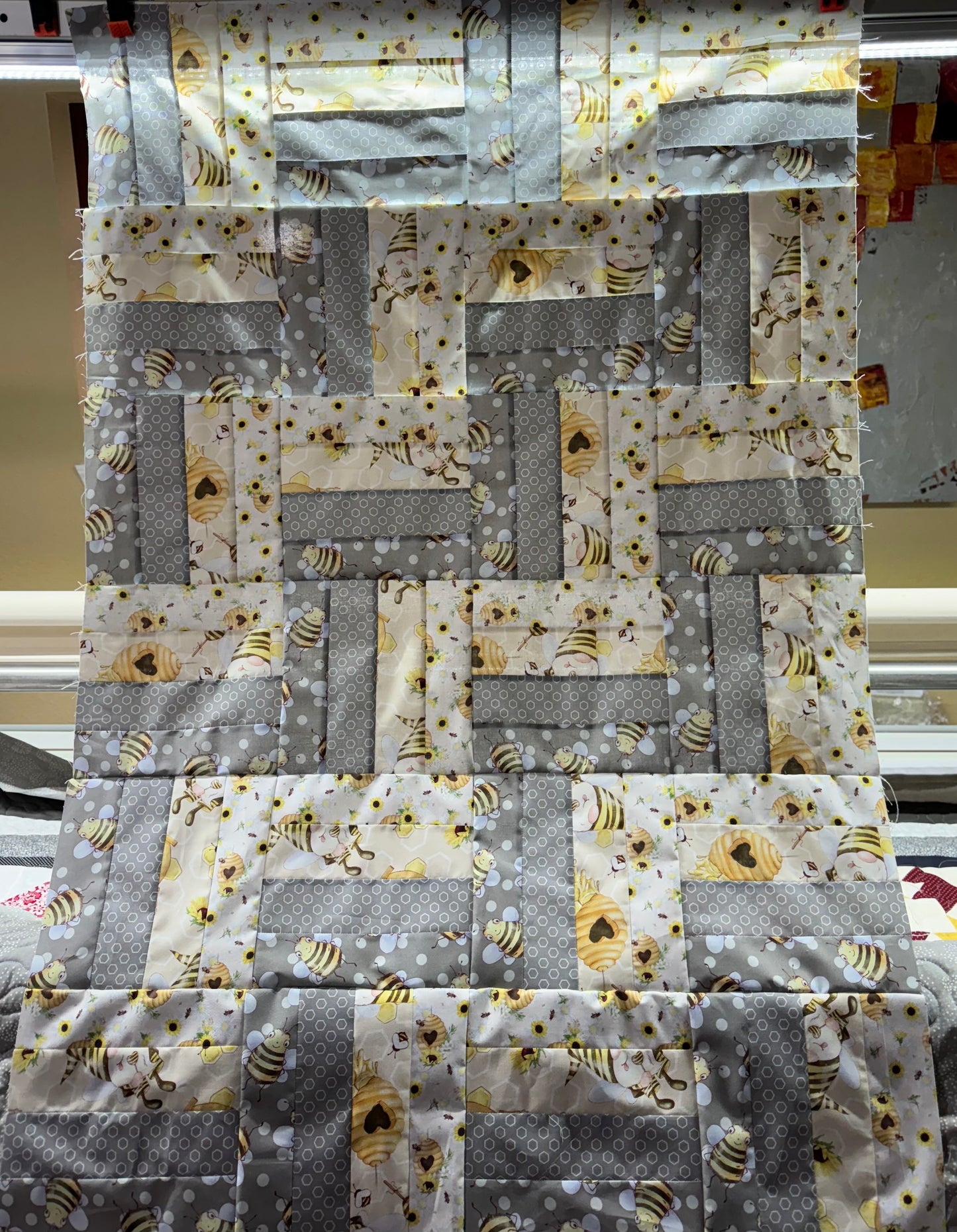 RB Studios - Gnome Buzz Rail Fence Quilt Kit