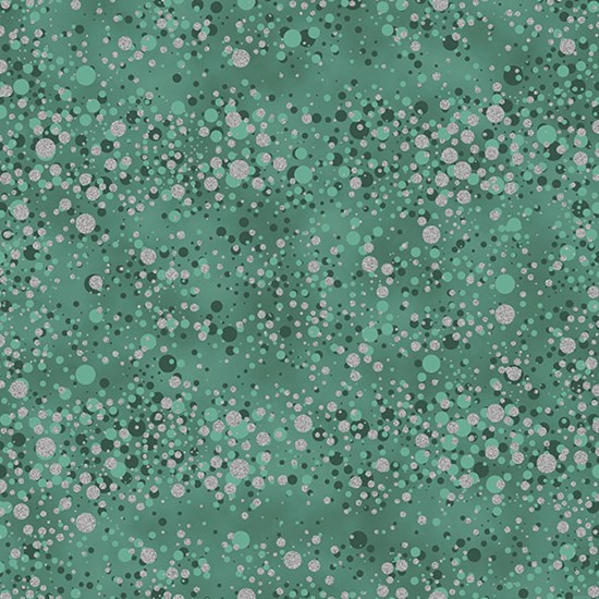 HOFFMAN FABRICS FLY HOME FOR WINTER U4975-436S EUCALYPTUS SILVER