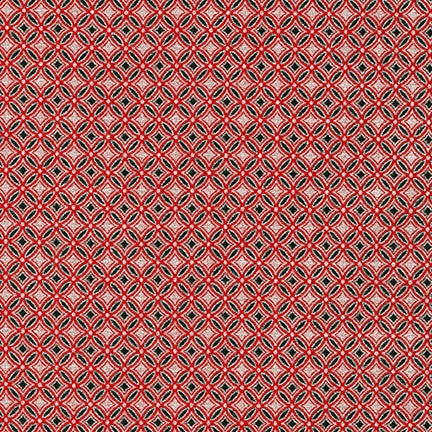 Robert Kaufman Holiday Flourish SRKM-19925-93 Scarlet