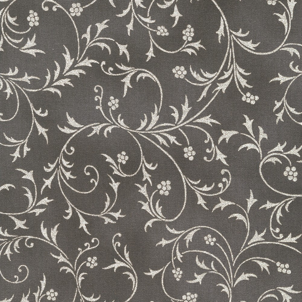 Robert Kaufman - Holiday Flourish Snow Flower SRKM-21600-305 graphite