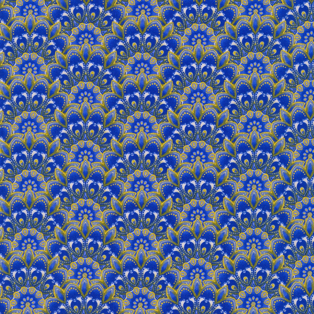 Robert Kaufman - Jaikumari SRKM-21744-72 Cobalt J0760014