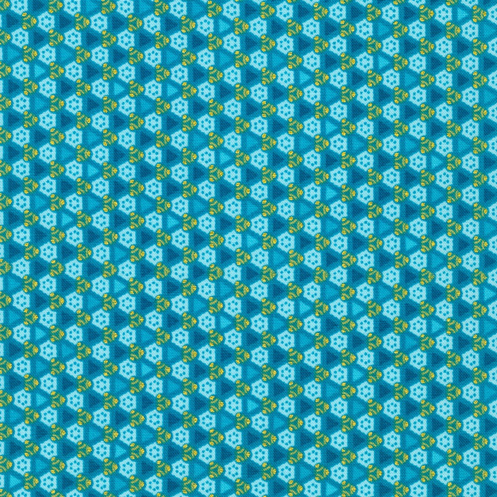 Robert Kaufman - Jaikumari SRKM-21746-81-Turquoise J0760024