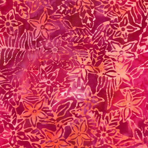 PAINTBRUSH STUDIO BATIK STAR FLORAL 116-2401 RED