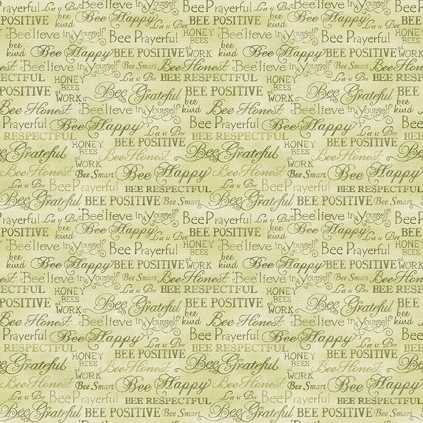 PAINTBRUSH STUDIO Bee Kind - Words Green 120-99252