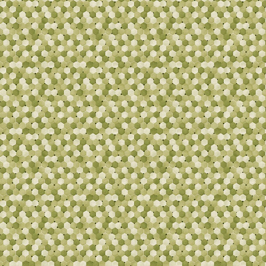PAINTBRUSH STUDIO Bee Kind - Tonal Honeycomb - Green 120-99241