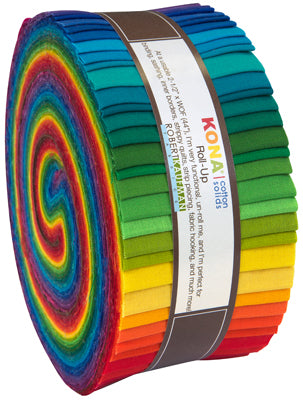 Robert Kaufman Kona Solid Cotton Rollup New Classic Palette RU-228-41 R5090228