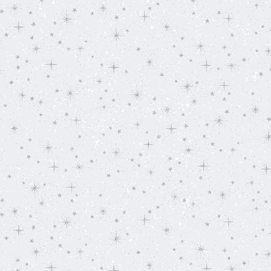 HOFFMAN FABRICS SPARKLE + FADE U5001 674S LIGHT GRAY/SILVER