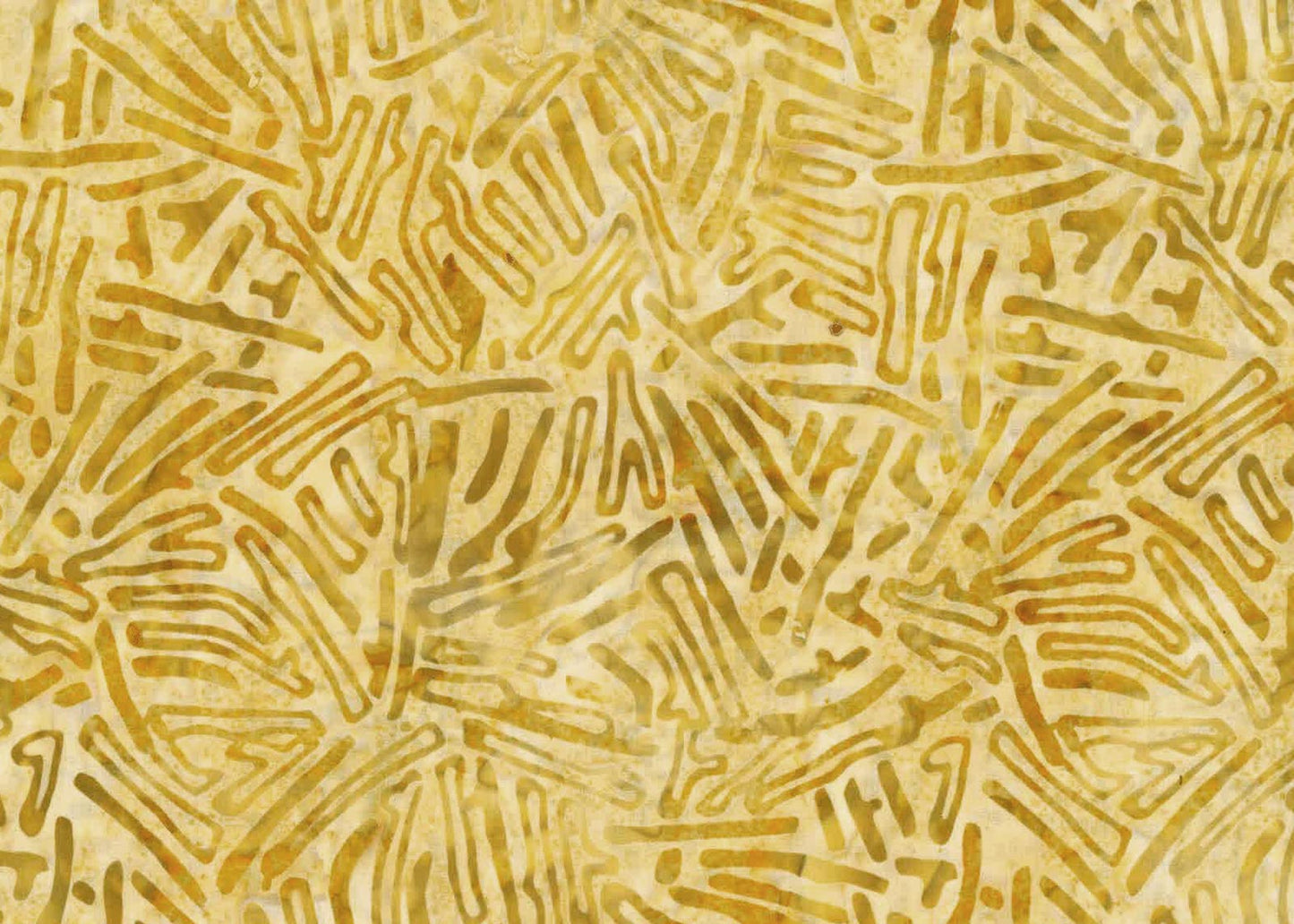 OASIS FABRICS BATIK 72-4674 STICKS YELLOW