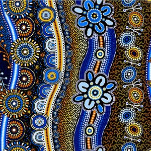 OASIS FABRICS PANNOTIA STRIPE OA-595691 BLUE