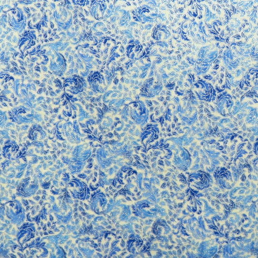 Robert Kaufman Fusions Regent SRKM-13694-77 Blueberry