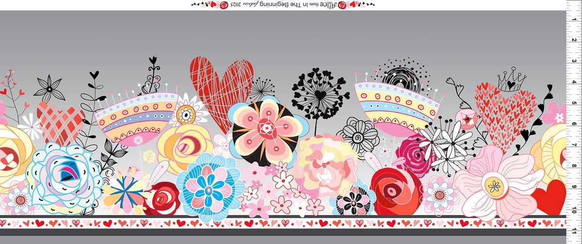 In The Beginning Fabrics - Alice 1AL-1 Multi Border