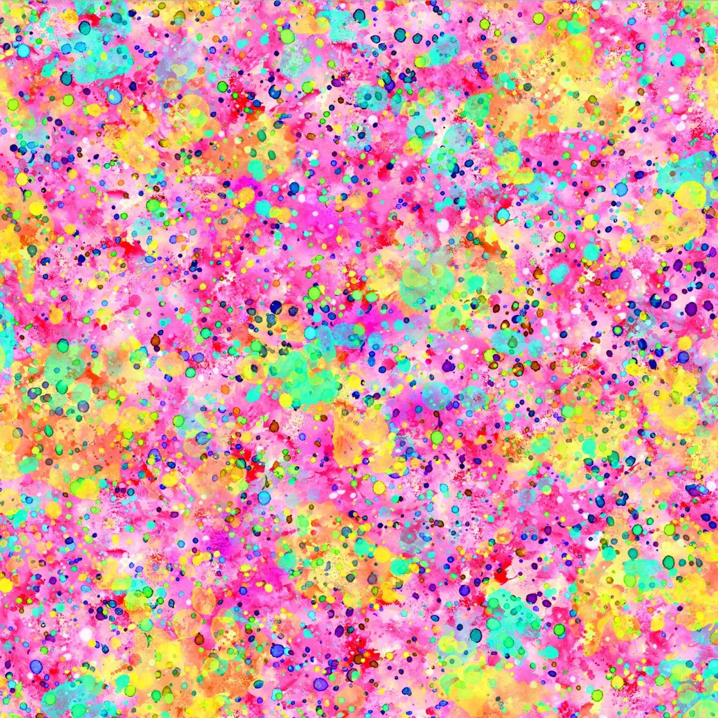 OASIS FABRICS SPOT ON ! SPLATTER PINK OA-597694