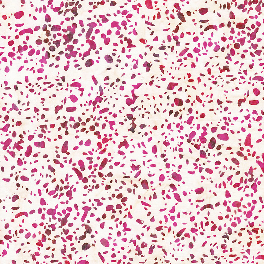 Riley Blake Designs Batiks Basics Terrazzo Cranberry Chip BT21800-125