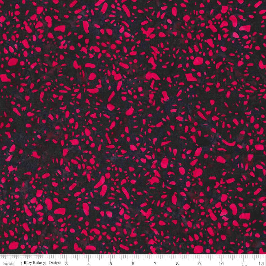 Riley Blake Designs Batiks Basics Terrazzo Black Bean BT21800-168