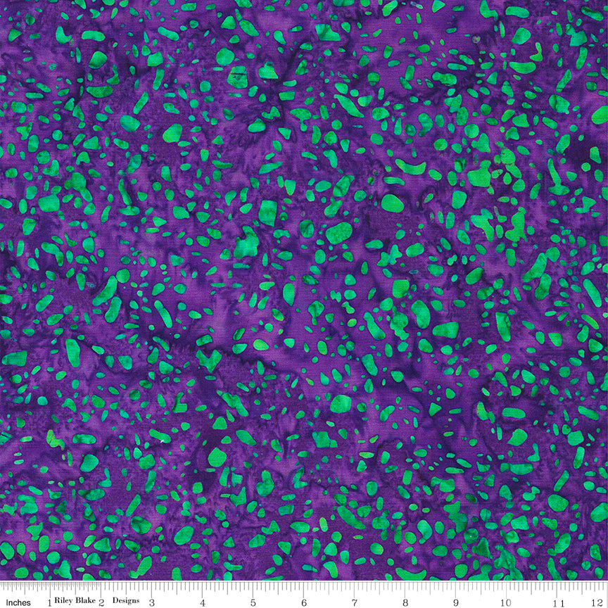 Riley Blake Designs Batiks Basics Terrazzo Mardi Gras BT21800-175