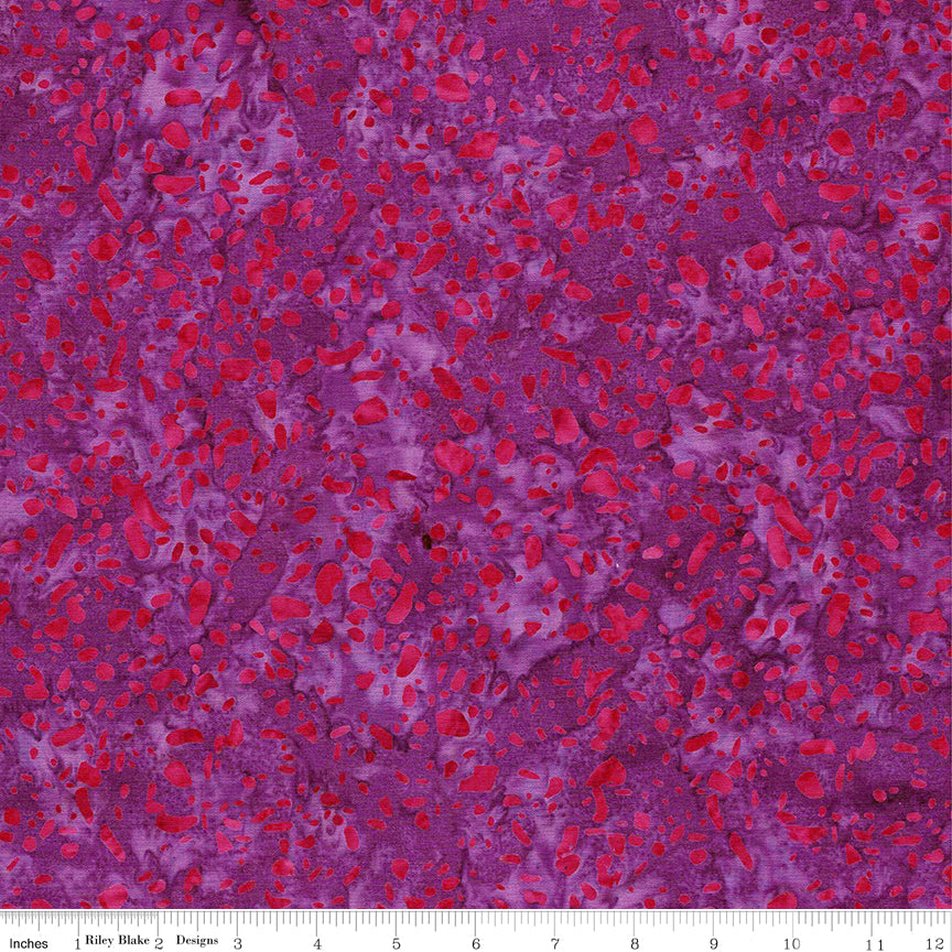 Riley Blake Designs Batiks Basics Terrazzo Splash of Grenadine BT21800-183