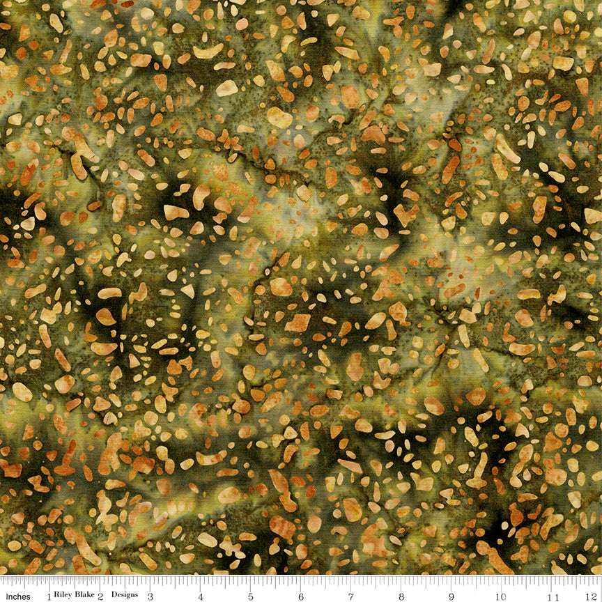 Riley Blake Designs Batiks Basics Terrazzo Cinnamon Grove BT21800-247