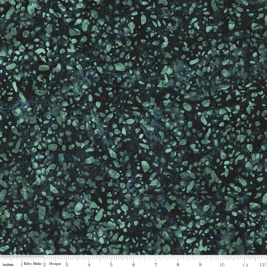 Riley Blake Designs Batiks Basics Terrazzo Smoky Teal BT21800-279