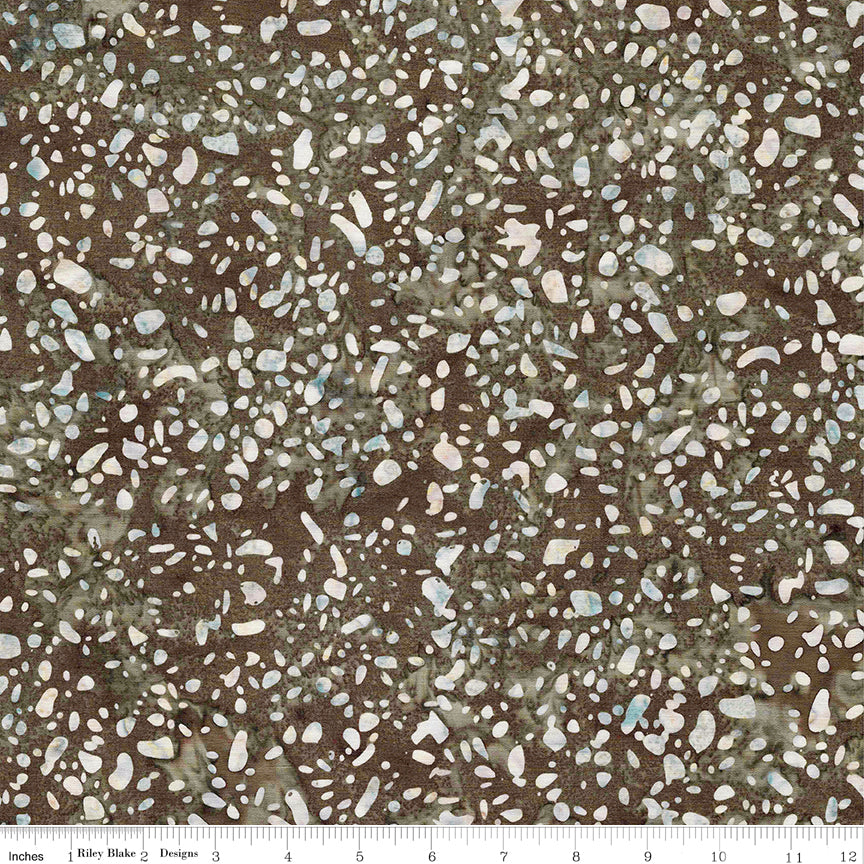 Riley Blake Designs Batiks Basics Terrazzo Khaki BT21800-323