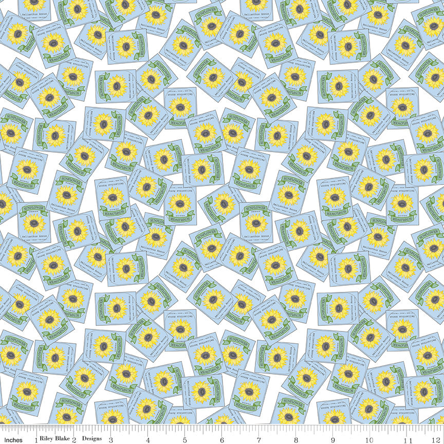 Riley Blake Designs Sunny Skies C14634 White