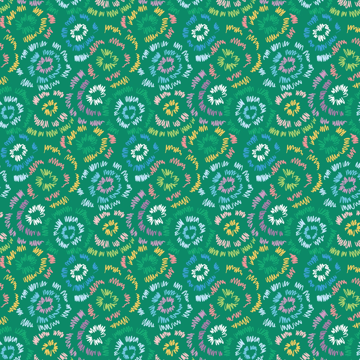 Riley Blake Designs Get your Cray-On 15413 Green
