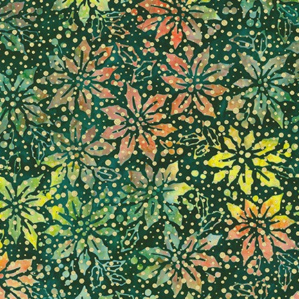 Robert Kaufman Artisan Batiks Holiday Moments AMDM-20400-224 EVERGREEN