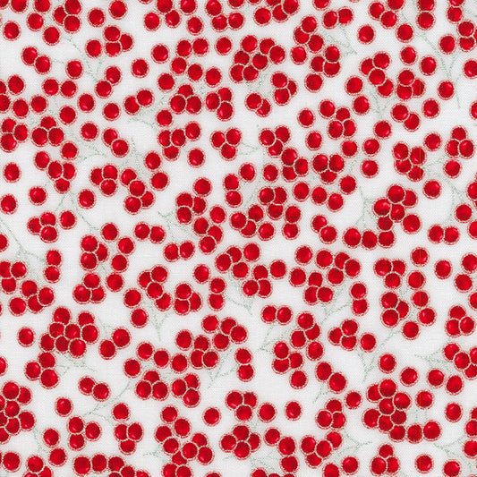 Robert Kaufman Holiday Flourish 15 SRKM-20790-186 SILVER