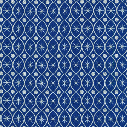 Robert Kaufman Holiday Flourish SRKM-20791-4 BLUE