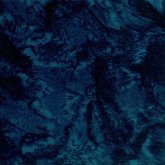 HOFFMAN FABRICS BALI WATERCOLORS 1895-128 MIDNIGHT