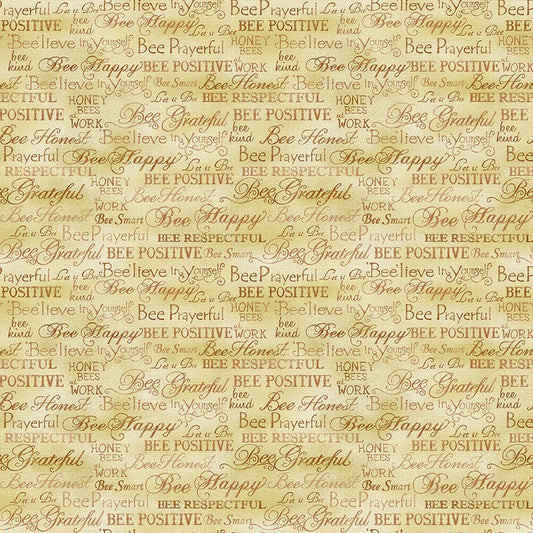 PAINTBRUSH STUDIO Bee Kind - Words Gold 120-99251