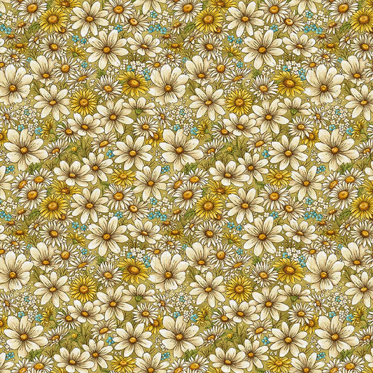 PAINTBRUSH STUDIO Bee Kind - Daisy all over Gold 120-99211