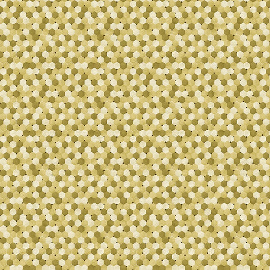 PAINTBRUSH STUDIO Bee Kind - Tonal Honeycomb - Gold 120-99242