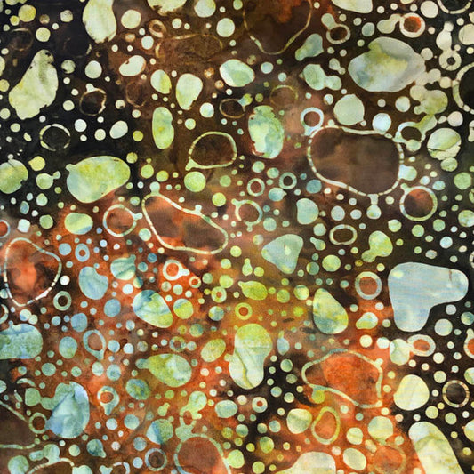 Benartex - Desert Valley Balis - Water Spots - Brown-BEN-7519/27